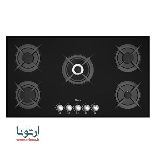 اجاق شیشه‌ای بیمکث مدل 0058 مشکی